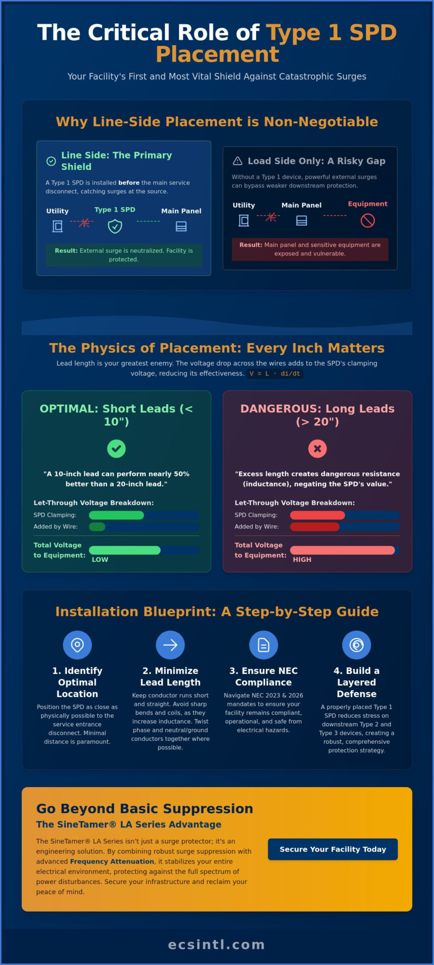 Type 1 SPD Placement Guidelines: Securing Your Facility’s First Line of Defence