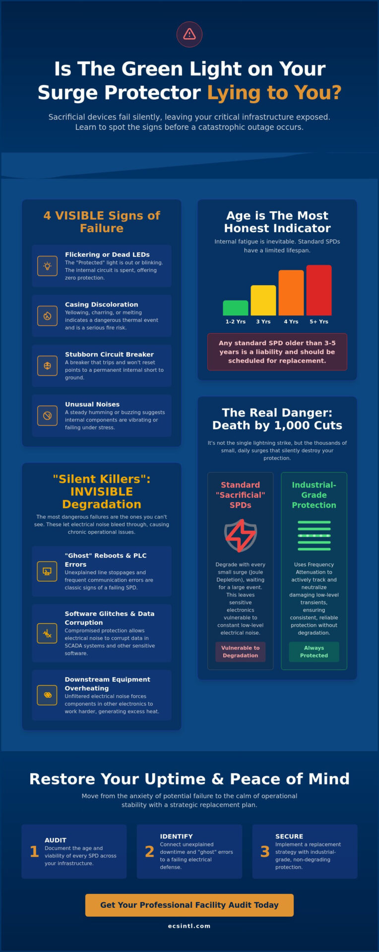 7 Critical Signs Your Surge Protector Needs Replacing Before Your Equipment Fails