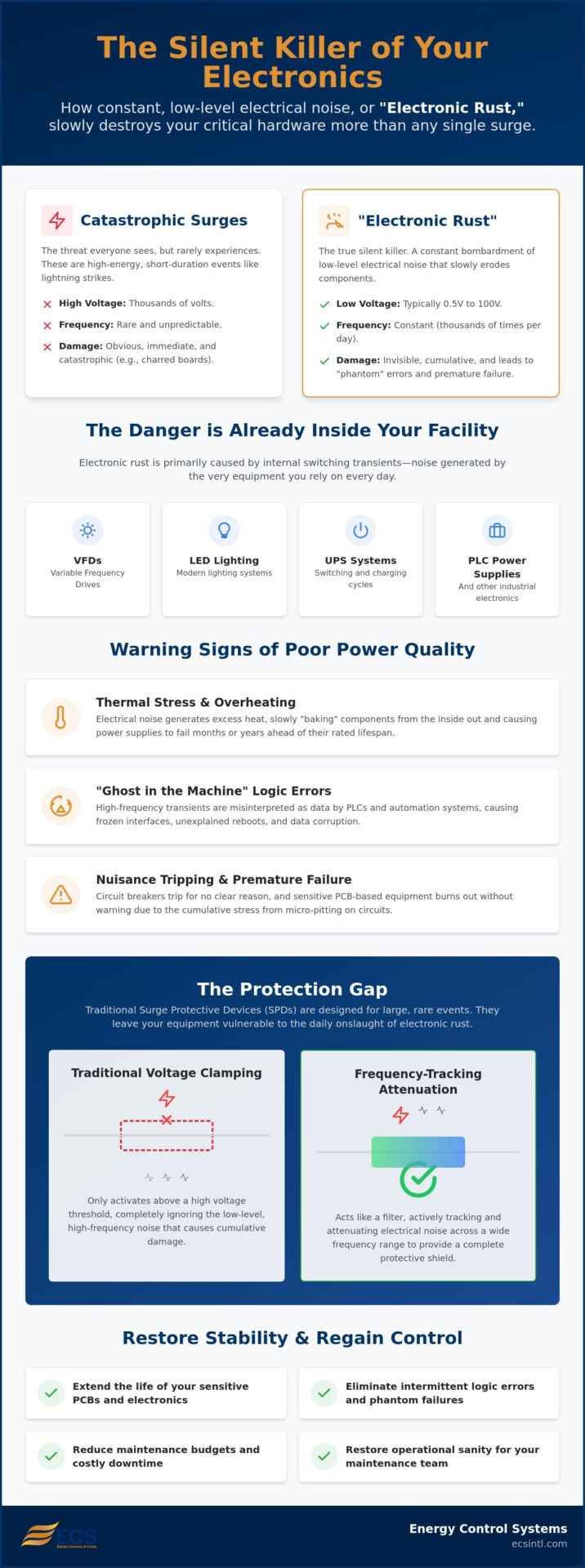 Power Quality Effects on Electronic Components: Stopping the ‘Quiet Killer’ of Your Infrastructure