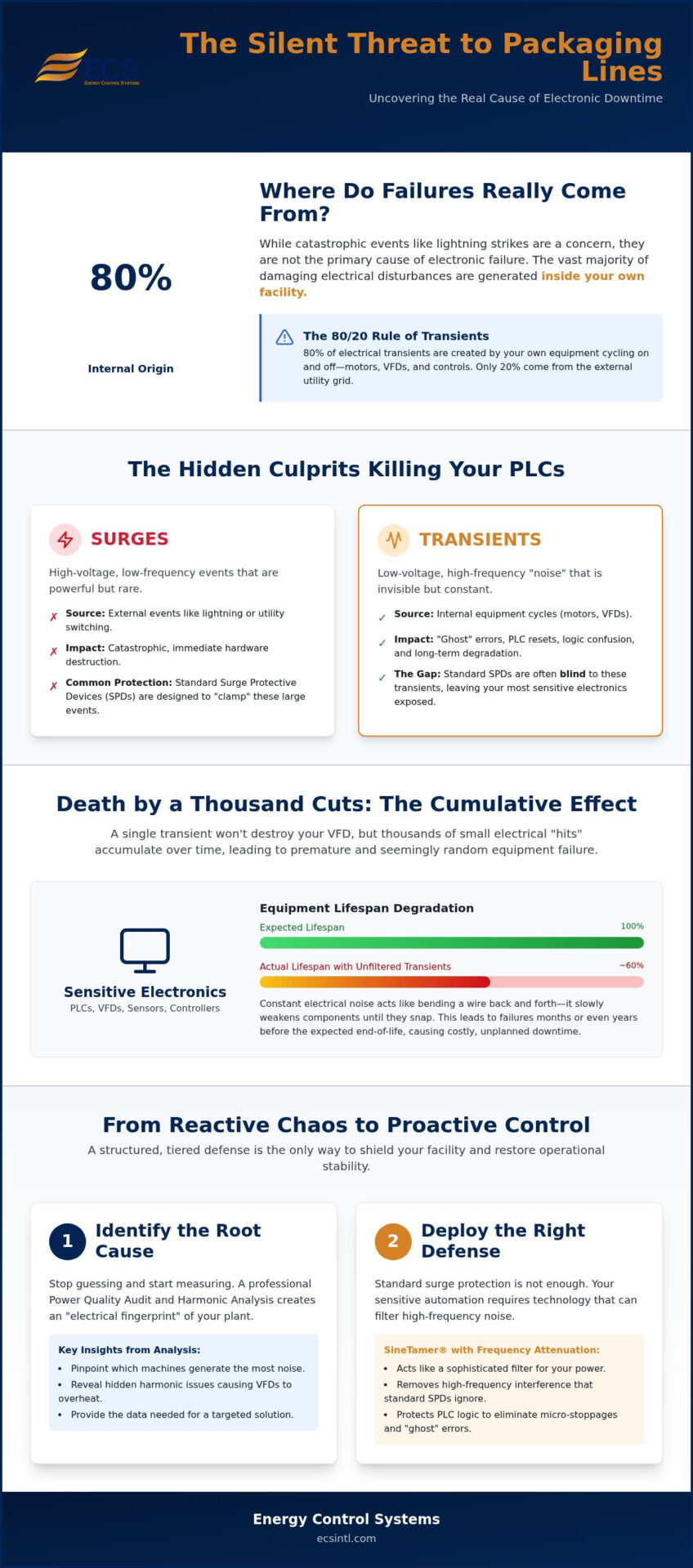 Reduce Packaging Downtime with Power Quality Solutions