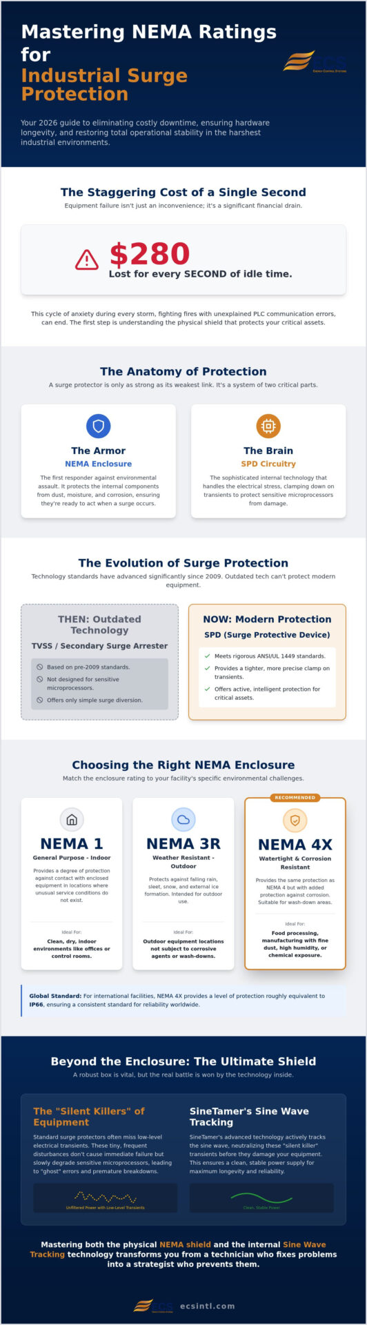 NEMA Ratings for Surge Protection Devices: 2026 Guide