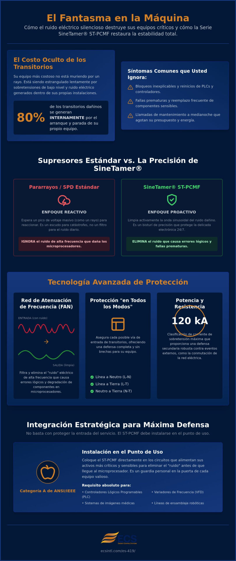 Serie SineTamer ST-PCMF: La elección del profesional para una calidad de energía sensible