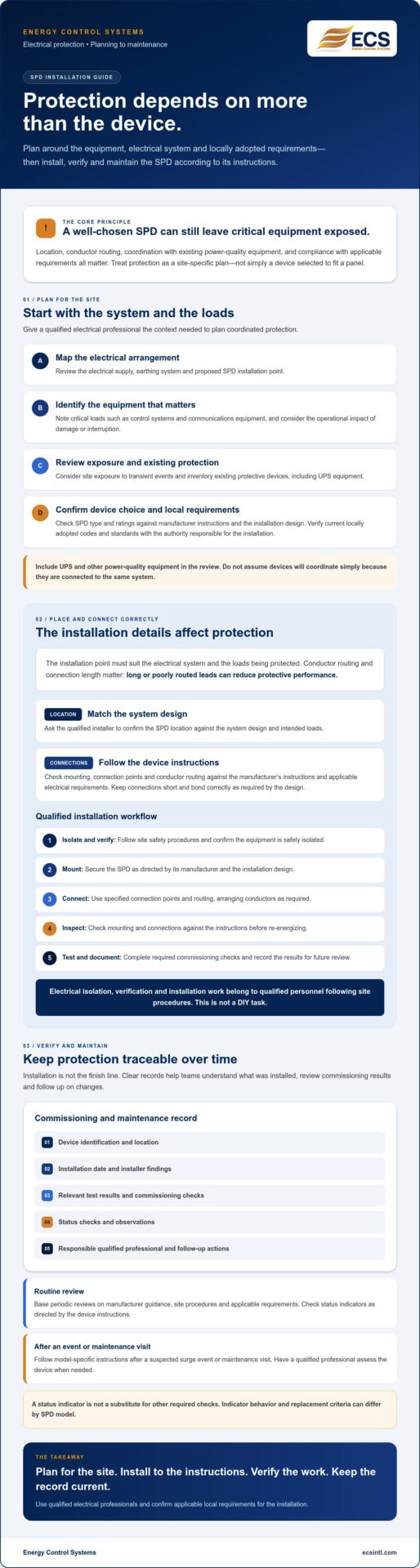 SPD Installation Best Practices for Reliable Protection